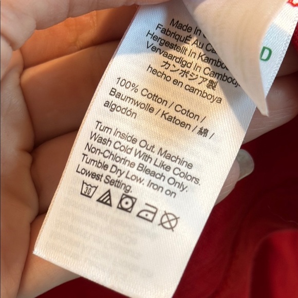 Crewcuts J. Crew Girls Small 6/7 Red Sequin Bow Kids Shirt - Picture 7 of 9